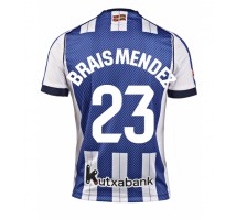 Real Sociedad Brais Mendez #23 Koszulka Podstawowa 2025-26 Krótki Rękaw
